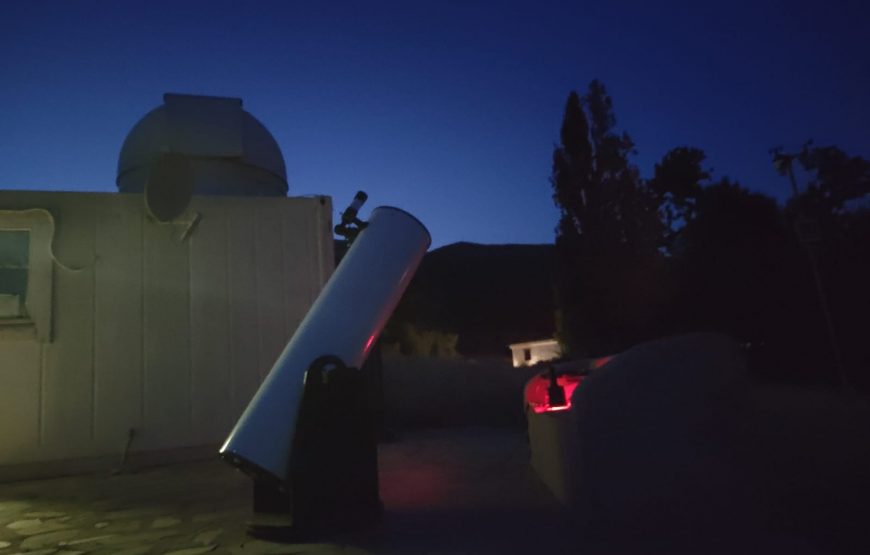 Sesión de observación astronómica en Capilerilla